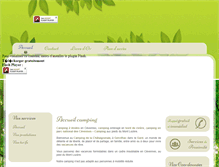 Tablet Screenshot of camping-chataigneraie-cevennes.com